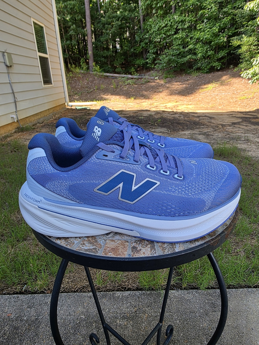 New Balance FF X 860v15 Blue/Silver Running Shoe Women Sz 11 Men Sz 9.5 Worn 1x